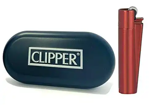 Clipper-Feuerzeug Clipper Metall Teufel Rot Feuerzeug Box