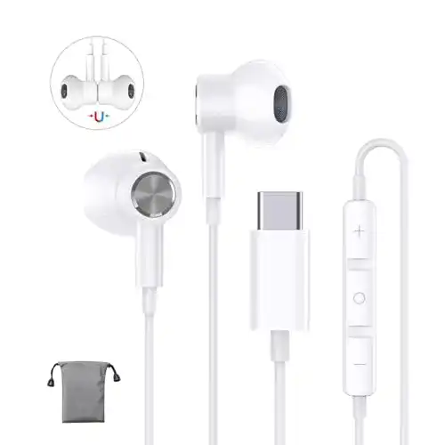 USB-C-Kopfhörer Biseoamz USB C Kopfhörer HiFi Stereo Magnetic