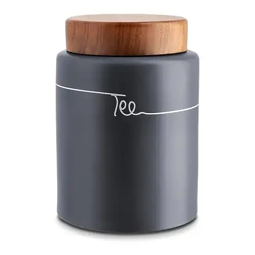 Teedosen KHG Teedose für losen Tee Teebox luftdicht Keramik