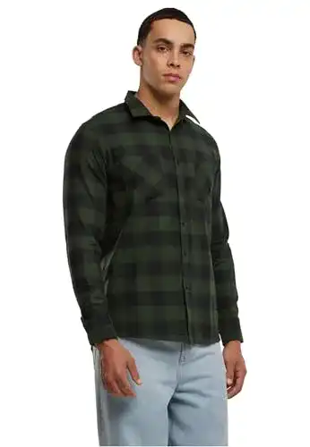 Flanellhemd Urban Classics Herren Checked Flanell Shirt TB297
