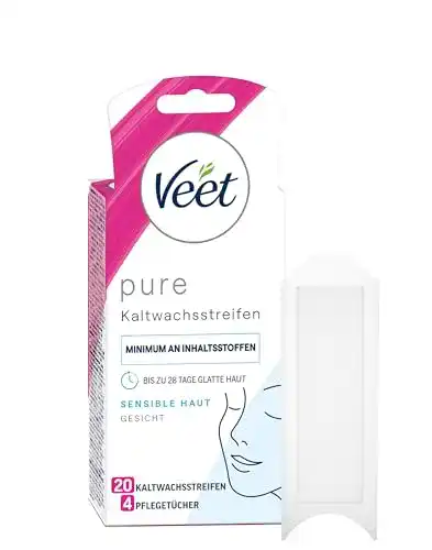 Die beste Kaltwachsstreifen Veet PURE, geeignet für sensible Haut 2026 Test Bestseller Kaltwachsstreifen Veet PURE, geeignet für sensible Haut