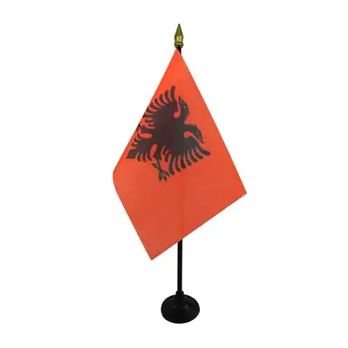 Die beste Albanien-Flagge AZ FLAG TISCHFLAGGE ALBANIEN 15x10cm 2026 Test Bestseller Albanien-Flagge AZ FLAG TISCHFLAGGE ALBANIEN 15x10cm
