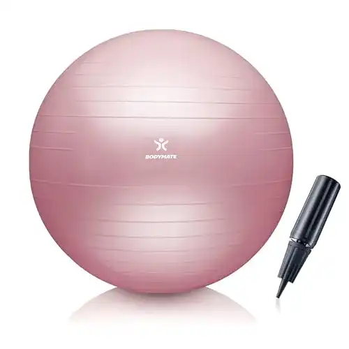 Die beste Gymnastikball 65 cm BODYMATE mit GRATIS E-Book 2026 Test Bestseller Gymnastikball 65 cm BODYMATE mit GRATIS E-Book