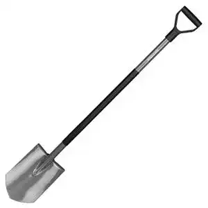 Spaten Fiskars Gärtner für harte, steinige Böden, Spitz, 125 cm