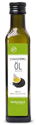 Schwarzkümmelöl bio bioKontor, ägyptisch BIO 250 ml, gefiltert