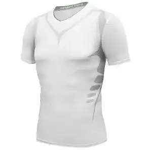 Kompressionsshirt AMZSPORT Herren Kompressions-Shirt Kurzarm