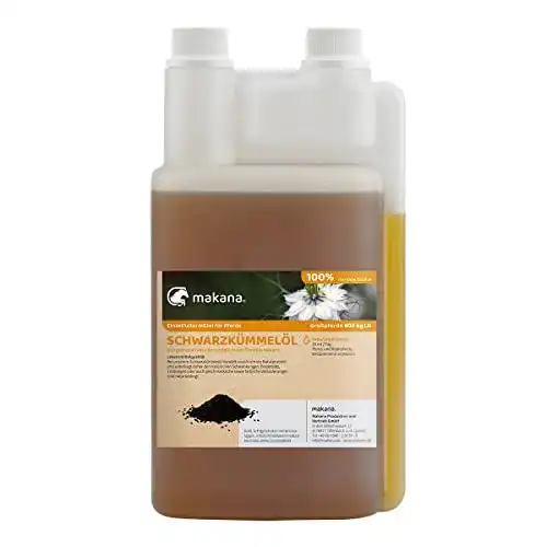 Schwarzkümmelöl Pferd Makana Schwarzkümmelöl für Tiere, 1 l