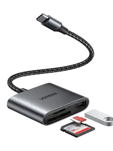 USB-C-Kartenleser UGREEN USB C Kartenleser Type C Card Reader