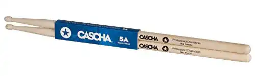 Drumsticks CASCHA Professional Schlagzeugsticks 5A Ahorn Sticks