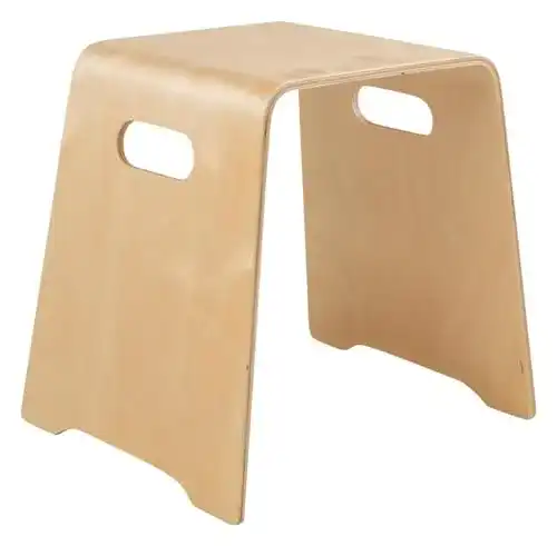 Holzhocker Home4You Stapelhocker Sitz-Hocker Birke Schichtholz