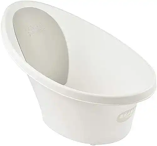 Baby-Badeeimer BEABA, Shnuggle Badewanne, weiß