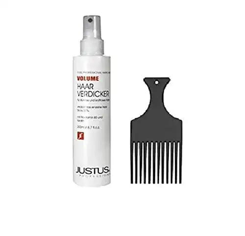 Haarverdicker JUSTUS 200ml Volume Spray mit Spezialkamm