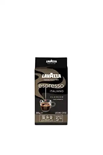 Espresso Lavazza Gemahlener Kaffee – Caffè – 5er Pack (5 x 250 g)