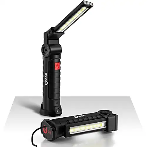 Arbeitsleuchte eecoo LED COB LED Werkstattlampe mit Haken