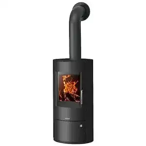 Justus-Kaminofen Justus Austin Kaminofen 5 kW für Scheitholz und
