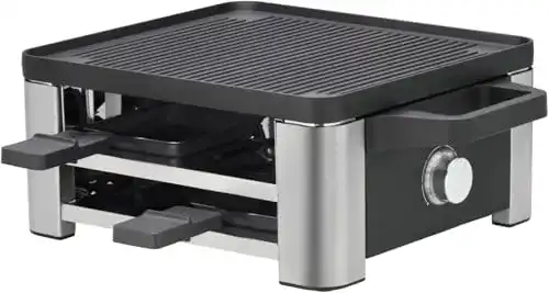 Mini-Raclette WMF Lono Raclette Grill mit Pfännchen u. Schiebern