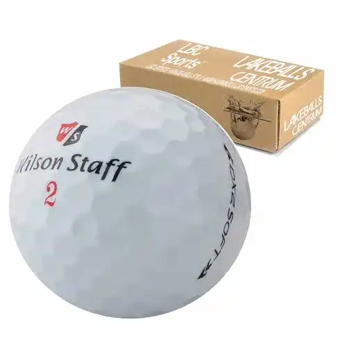 Lakeballs lbc-sports 50 Wilson DX2 / Duo Soft Golfbälle – AAAAA – weiß – – PremiumSelection – gebrauchte Golfbälle