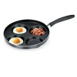 Spiegelei-Pfanne Tescoma Bratpfanne für Pancakes, schwarz