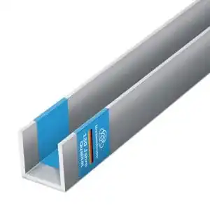 Alu-U-Profile thyssenkrupp, gepresst 20x40x20x2 mm