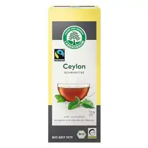 Bio-Schwarztee Lebensbaum Schwarztee im Teebeutel Ceylon 40 g