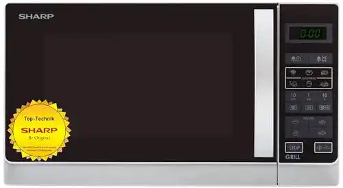 Mikrowelle 25 Liter SHARP R742INW 2-in-1 Mikrowelle mit Grill