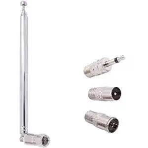 Radio-Antenne Greluma FM Teleskopantennen-Kit 75 Ohm Unbal