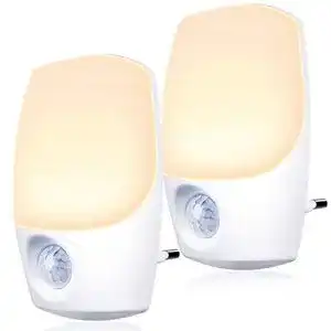 Nachtlicht mit Bewegungsmelder Steckdose emotionlite, 2 Stück