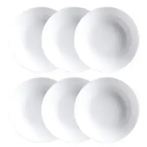 Suppenteller Luminarc Diwali Set 6 Teller ohne Flügel Opalglas
