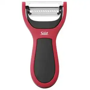 Sparschäler Silit 2in1 14 cm, mit Julienne-Schneider, Edelstahl