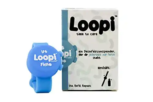 Desinfektionsarmband LullyLu Loopi – by ™ Selfcare (Blau)