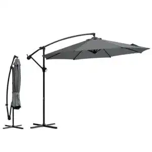 Sonnenschirm mit Kurbel Sekey ® Ampelschirm 300 cm