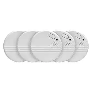 Rauchmelder-Set Jucon 5er-Set Rauchmelder KD-134A, Feuermelder