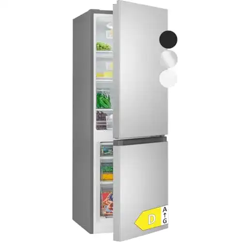 Kühl-Gefrierkombination (140 cm hoch) Bomann KG 322.1 inox
