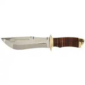 Bowiemesser Unbekannt Linder 440C RAZORBACK, Klinge 18 cm