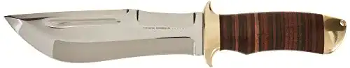 Bowiemesser Unbekannt Linder 440C RAZORBACK, Klinge 18 cm