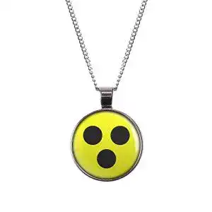 Blindenabzeichen Mylery Hals-Kette mit Motiv Blinden-Binde