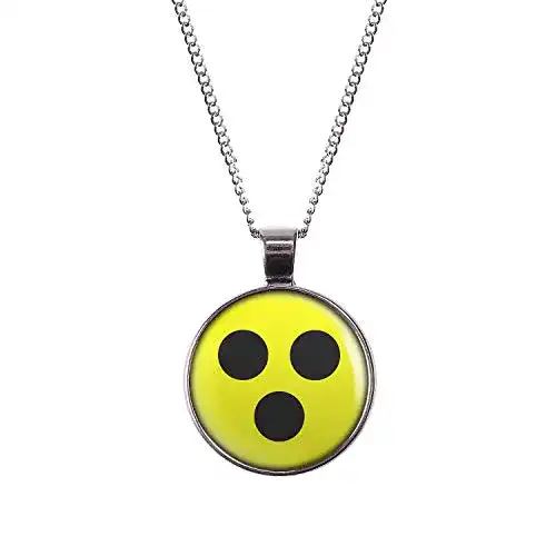 Blindenabzeichen Mylery Hals-Kette mit Motiv Blinden-Binde