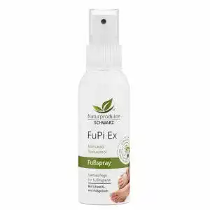 Fußpilz-Spray Naturprodukte Schwarz – FuPi Ex – Fußspray 100ml