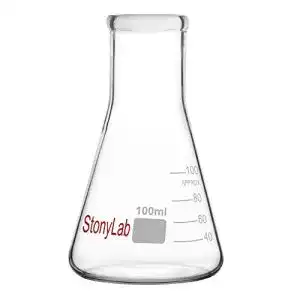 Erlenmeyerkolben stonylab 1er-Pack 100ml aus Glas