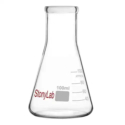Erlenmeyerkolben stonylab 1er-Pack 100ml aus Glas
