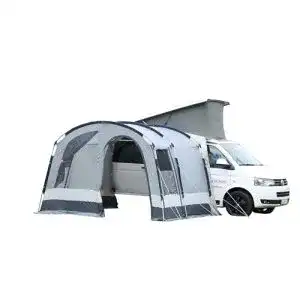 Busvorzelt dwt Bus vorzelt Maxum Basic 350x250cm Camping Mobilzelt grau