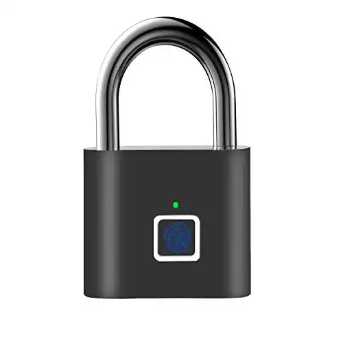 Vorhängeschloss Fingerabdruck Roogeld Fingerabdruck- IP65