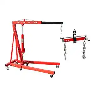 Werkstattkran Otger Lensker Motorhebekran 2000 kg + Motorheber