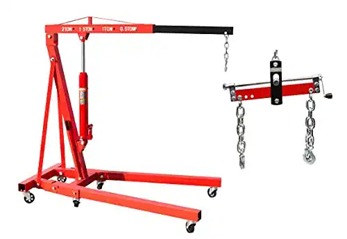 Werkstattkran Otger Lensker Motorhebekran 2000 kg + Motorheber