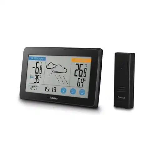 Hama-Wetterstation Hama, Funk mit Außensensor „Touch“