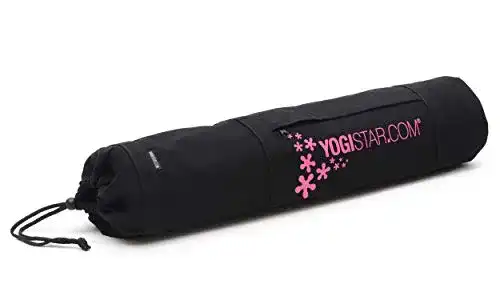 Yogatasche Yogistar Basic – Logo – Baumwolle – 65 cm – Black