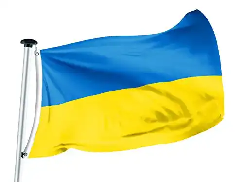 Ukraine-Flagge FLAGLY Premium Flagge Ukraine 100 x 150 cm