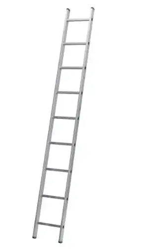 Anlegeleiter Hanselifter Aluminium 9 Stufen 256 cm Höhe