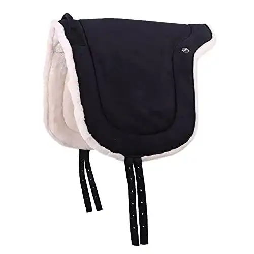 Reitpad QHP Bareback Pad Sattelkissen, Größe:WB, Farbe:schwarz