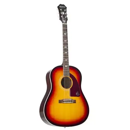Epiphone-Westerngitarre Epiphone Masterbilt Texan – Faded Cherry Aged